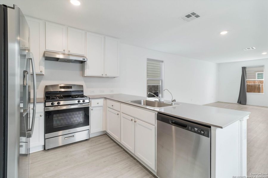 Furnished interior view inside a new home in , San Antonio (Image 3). Furnished interior view inside a new home in , San Antonio (Image 3).