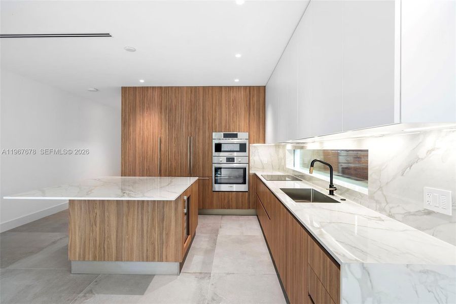 Furnished interior view inside a new home in , Miami (Image 11).