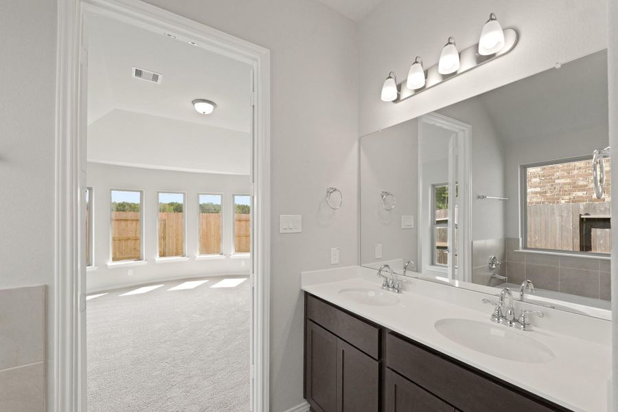 Furnished interior view inside a new home in The Trails, New Caney (Image 7). Furnished interior view inside a new home in The Trails, New Caney (Image 7).