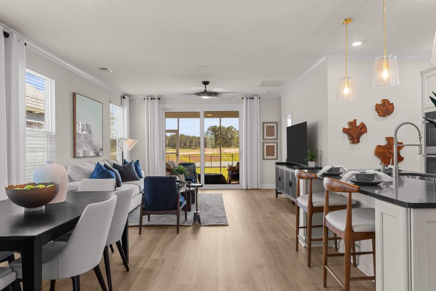 Representative furnished interior of a home built from the The Hibiscus by Chesapeake Homes in Traditions at Carolina Forest, Myrtle Beach (Image 34).