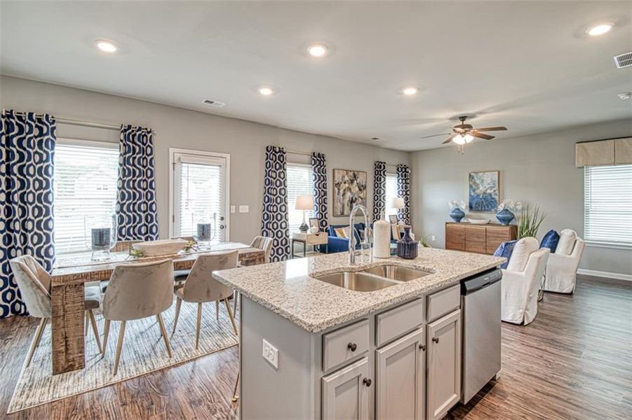 Furnished interior view inside a new home in Towne Center, Hampton (Image 14).