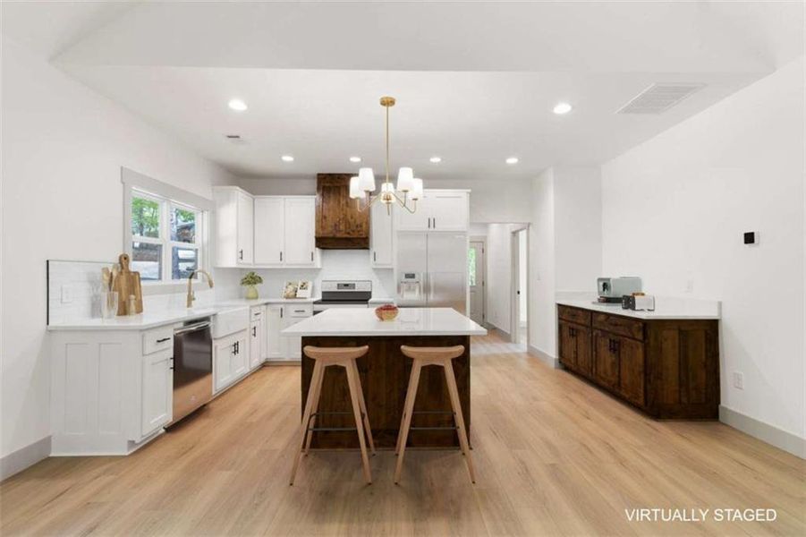 Furnished interior view inside a new home in , Ellijay (Image 9).