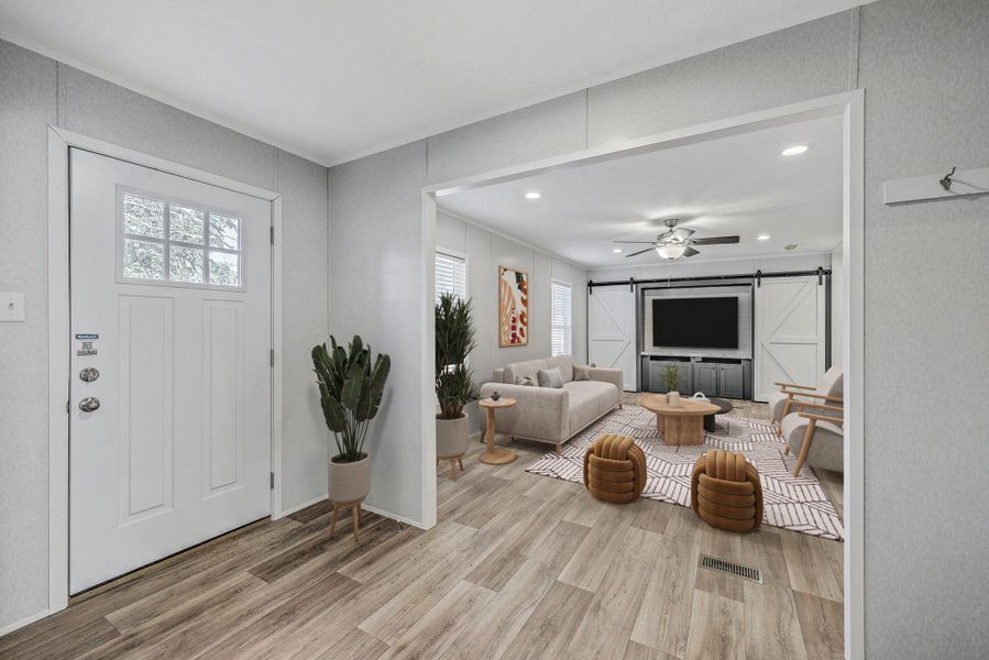 Furnished interior view inside a new home in , Summerville (Image 4).