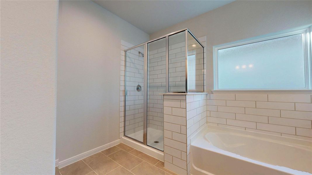 Furnished interior view inside a new home in Lexington Heights 50', Willis (Image 8).