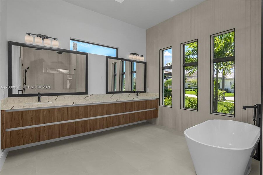 Furnished interior view inside a new home in , Naples (Image 11).