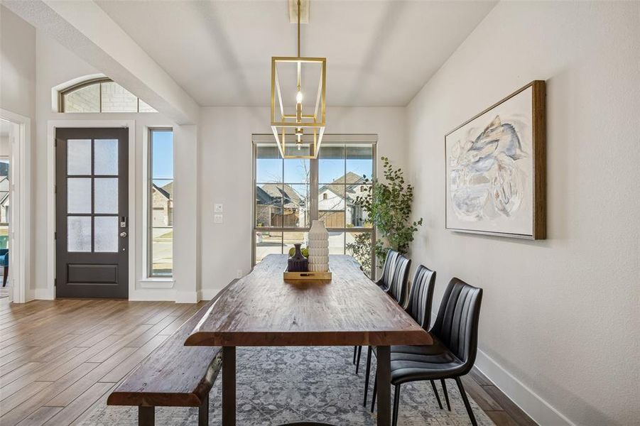 Furnished interior view inside a new home in , McKinney (Image 9). Furnished interior view inside a new home in , McKinney (Image 9).