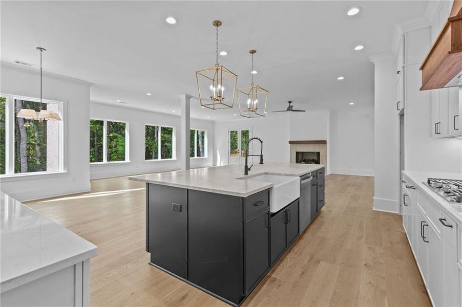 Furnished interior view inside a new home in , Buford (Image 7).