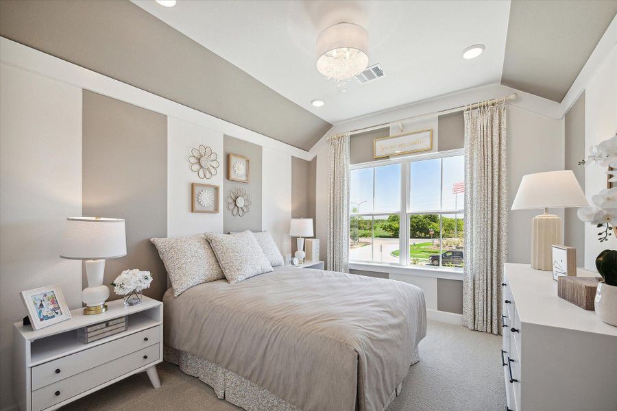 Furnished interior view inside a new home in The Trails, New Caney (Image 16).