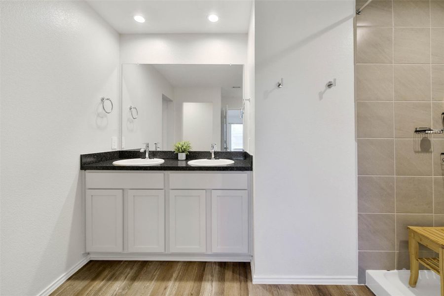 Furnished interior view inside a new home in The Canopies, Splendora (Image 11).