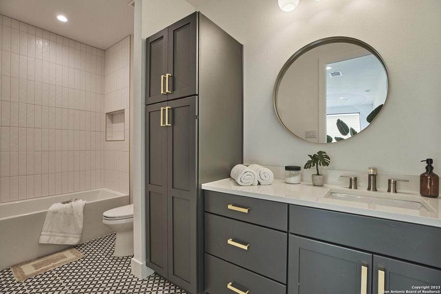 Furnished interior view inside a new home in , San Antonio (Image 7). Furnished interior view inside a new home in , San Antonio (Image 7).