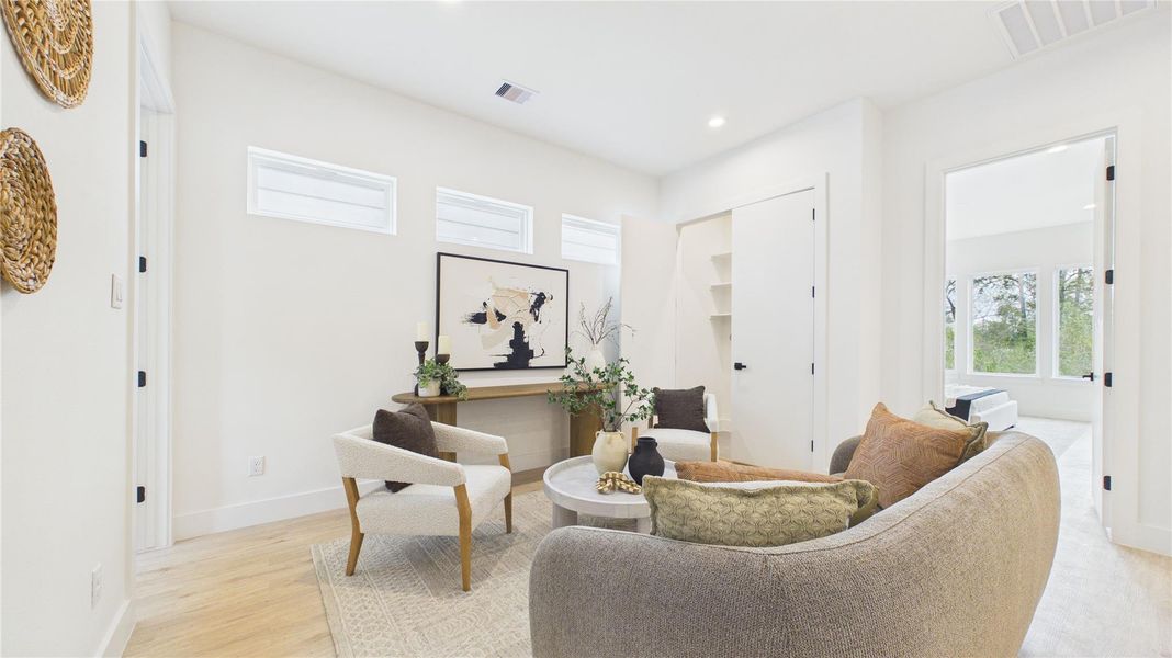 Furnished interior view inside a new home in Cebra Court, Houston (Image 25).