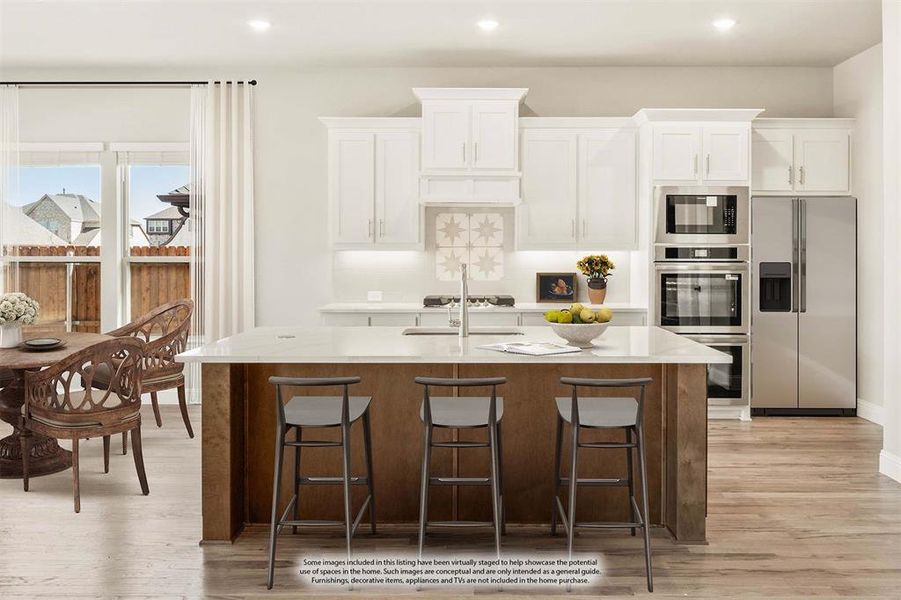 Furnished interior view inside a new home in Timberbrook, Justin (Image 11).