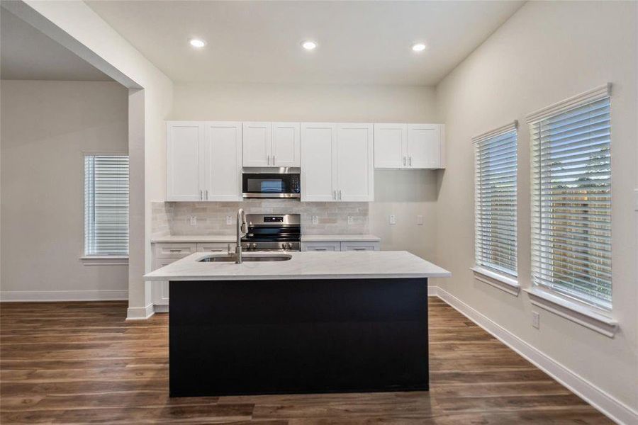 Furnished interior view inside a new home in , Willis (Image 7). Furnished interior view inside a new home in , Willis (Image 7).