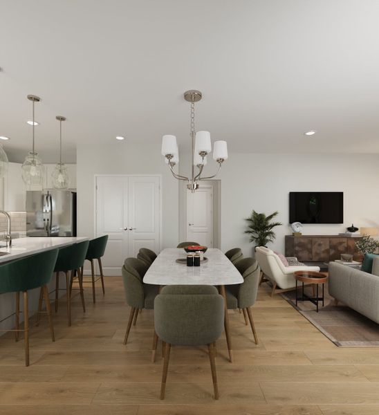 Representative furnished interior of a home built from the The Bluff by Taylor Morrison in Trailstone, Arvada (Image 10). Representative furnished interior of a home built from the The Bluff by Taylor Morrison in Trailstone, Arvada (Image 10).
