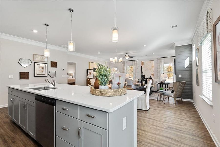 Furnished interior view inside a new home in Evergreen at Lakeside, Temple (Image 26).
