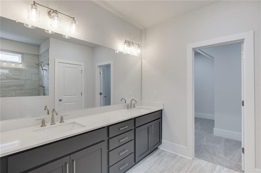 Furnished interior view inside a new home in , Buford (Image 12).