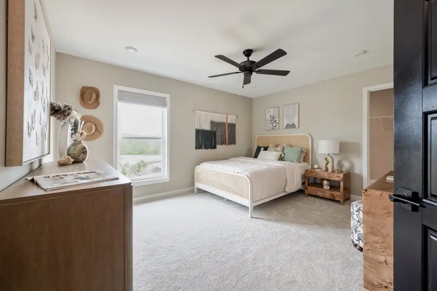 Representative furnished interior of a home built from the Blair by Fischer Homes in Leeland Farms, Fuquay Varina (Image 31).
