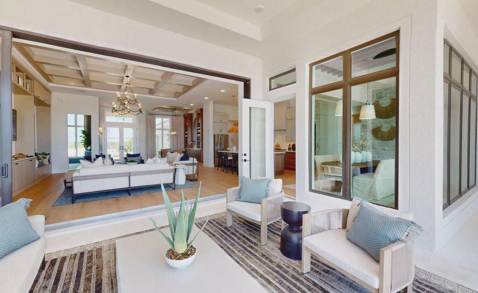 Furnished interior view inside a new home in Palmera, Venice (Image 6).