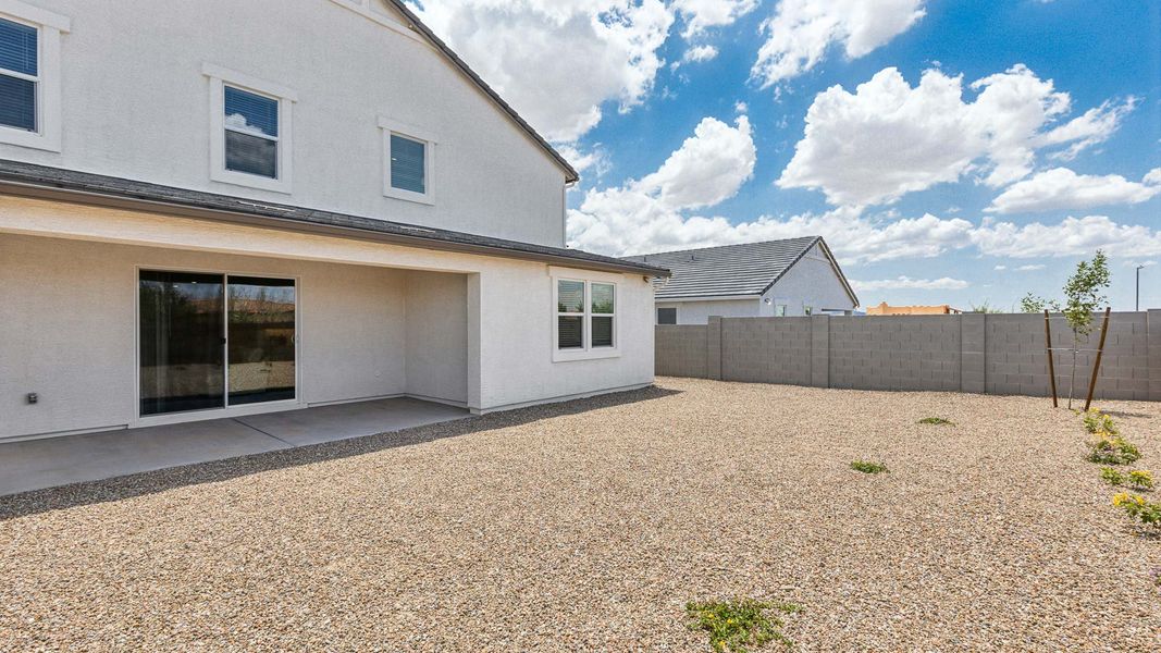 Representative exterior details of a home built from the Miraval by D.R. Horton in The Ridge at Stone Butte, Phoenix (Image 24).
