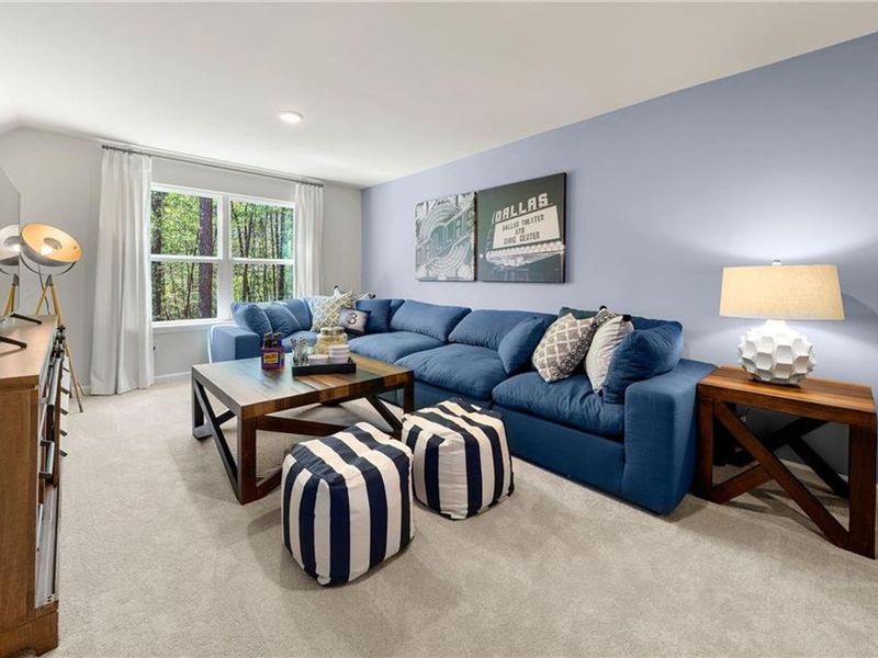 Furnished interior view inside a new home in Riverwood, Dallas (Image 44).