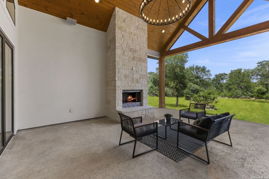 Exterior details and patio area of a home in , Bandera (Image 31). Exterior details and patio area of a home in , Bandera (Image 31).