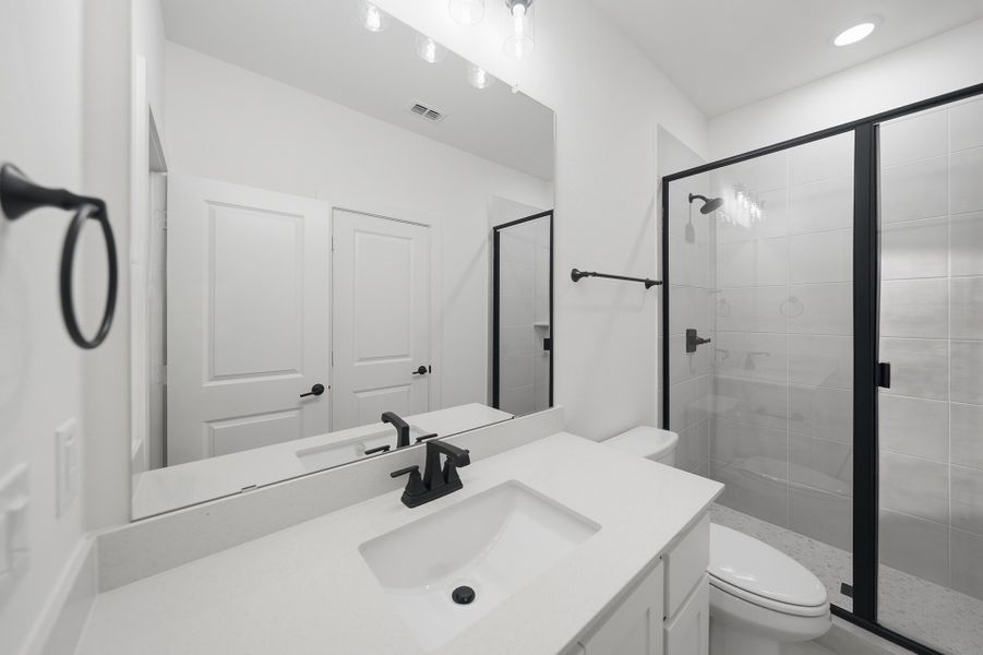 Furnished interior view inside a new home in Estates at Rockhill, Frisco (Image 16). Furnished interior view inside a new home in Estates at Rockhill, Frisco (Image 16).