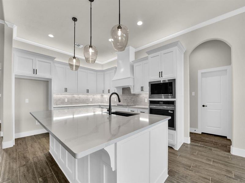 Furnished interior view inside a new home in , Azle (Image 8). Furnished interior view inside a new home in , Azle (Image 8).