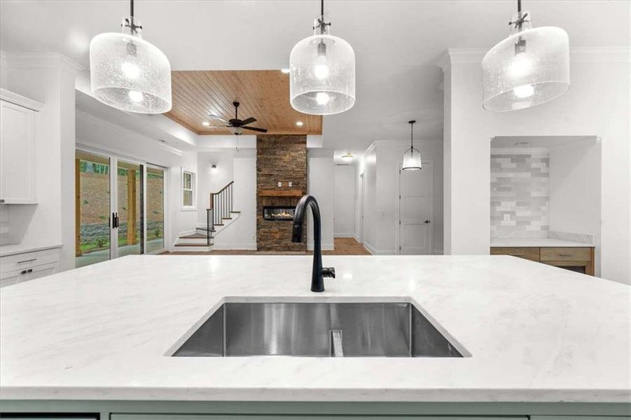 Furnished interior view inside a new home in , Cornelia (Image 10).