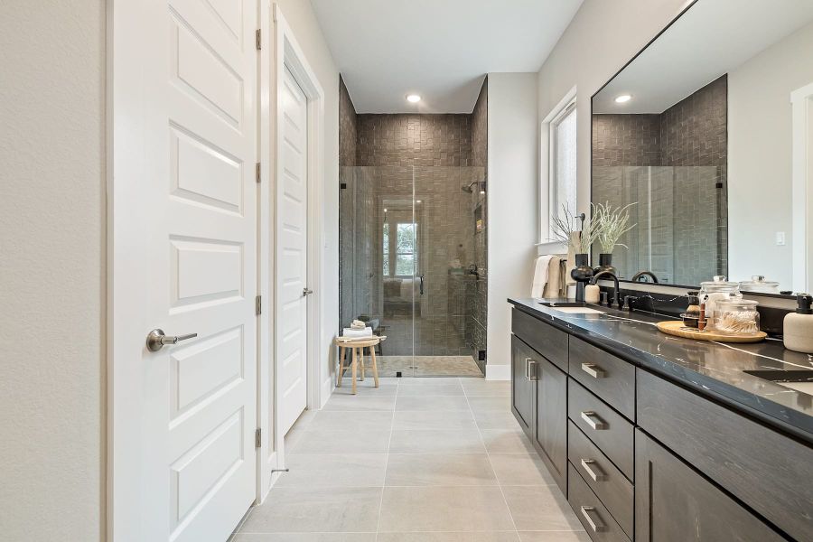 Furnished interior view inside a new home in Lagos Reserve, Manor (Image 24).