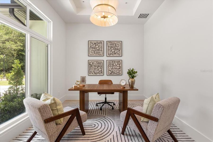 Furnished interior view inside a new home in , Sanford (Image 10).