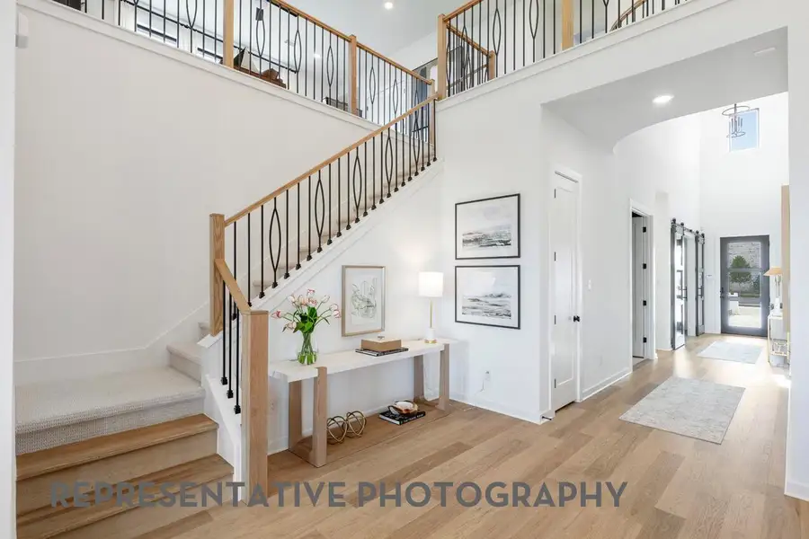Furnished interior view inside a new home in Parkside On The River, Georgetown (Image 25). Furnished interior view inside a new home in Parkside On The River, Georgetown (Image 25).