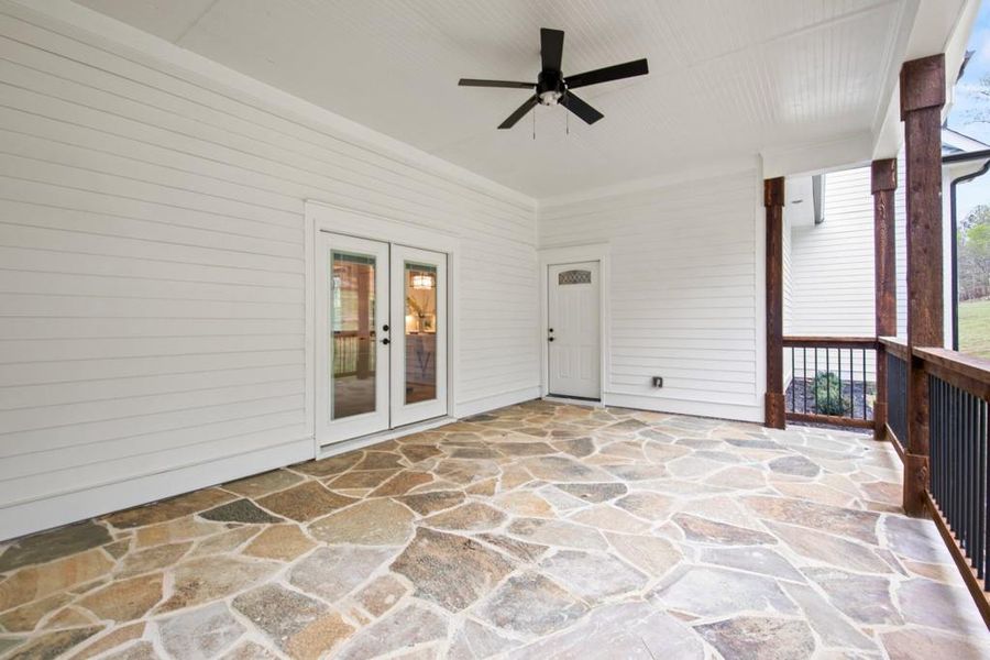 Exterior details and patio area of a home in , Dacula (Image 27).