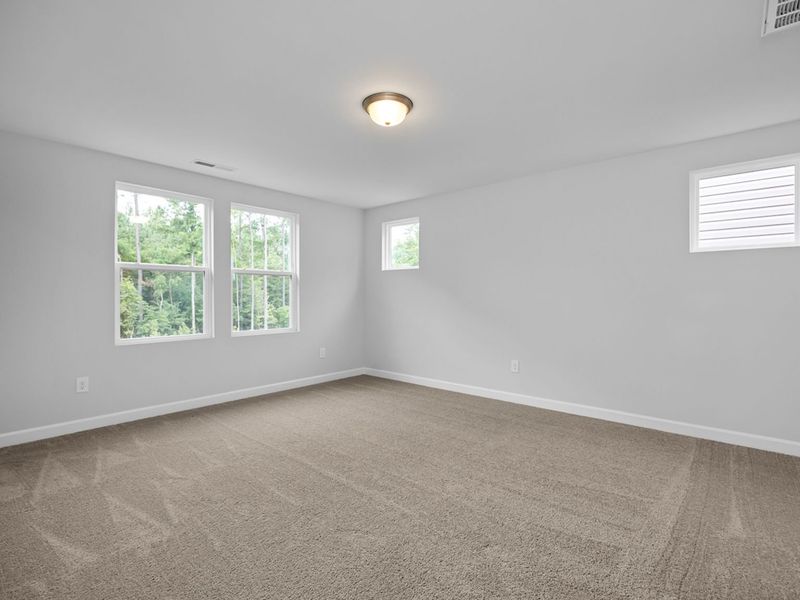 Representative unfurnished interior of a home built from the The Durham C by Davidson Homes LLC in Lake Park Villas, Wylie (Image 16).