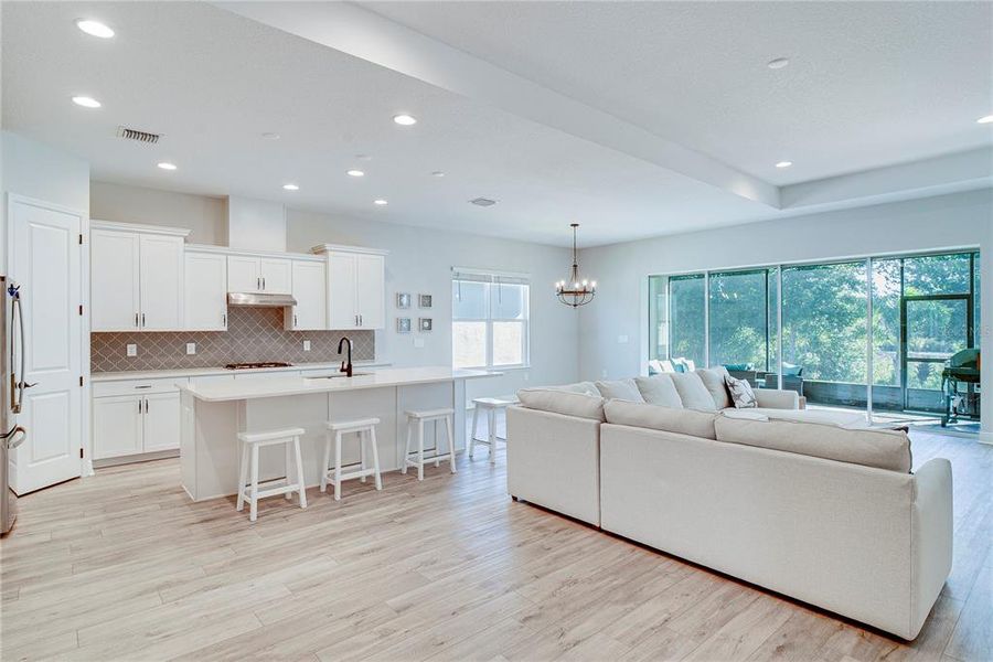 Furnished interior view inside a new home in , Kissimmee (Image 21).