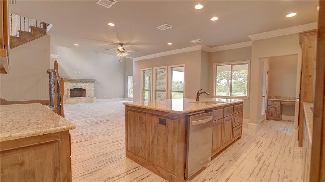 Furnished interior view inside a new home in , Malakoff (Image 15). Furnished interior view inside a new home in , Malakoff (Image 15).