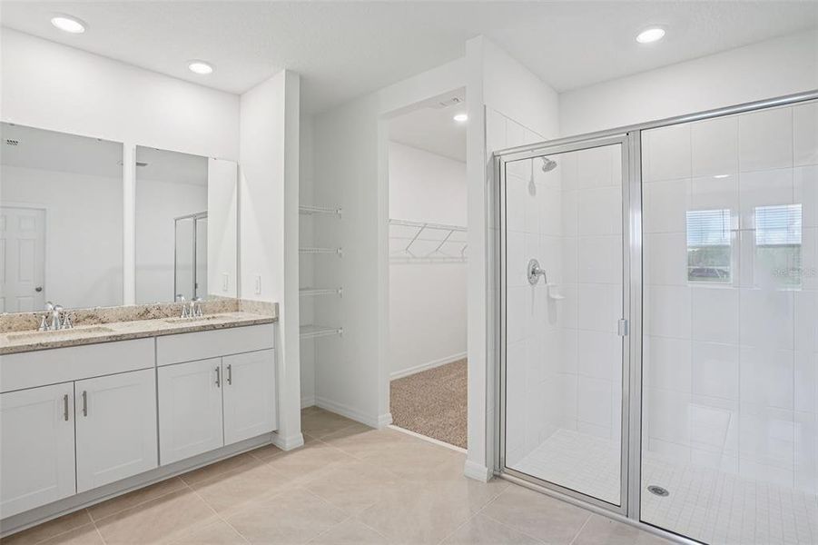 Furnished interior view inside a new home in The Meadow at Crossprairie, St. Cloud (Image 12).