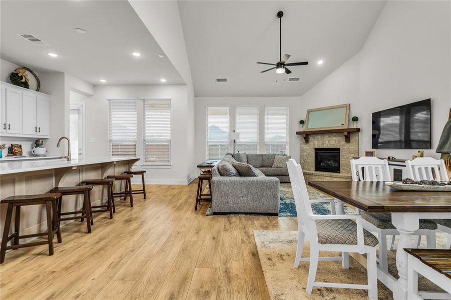 Furnished interior view inside a new home in , Fate (Image 6). Furnished interior view inside a new home in , Fate (Image 6).