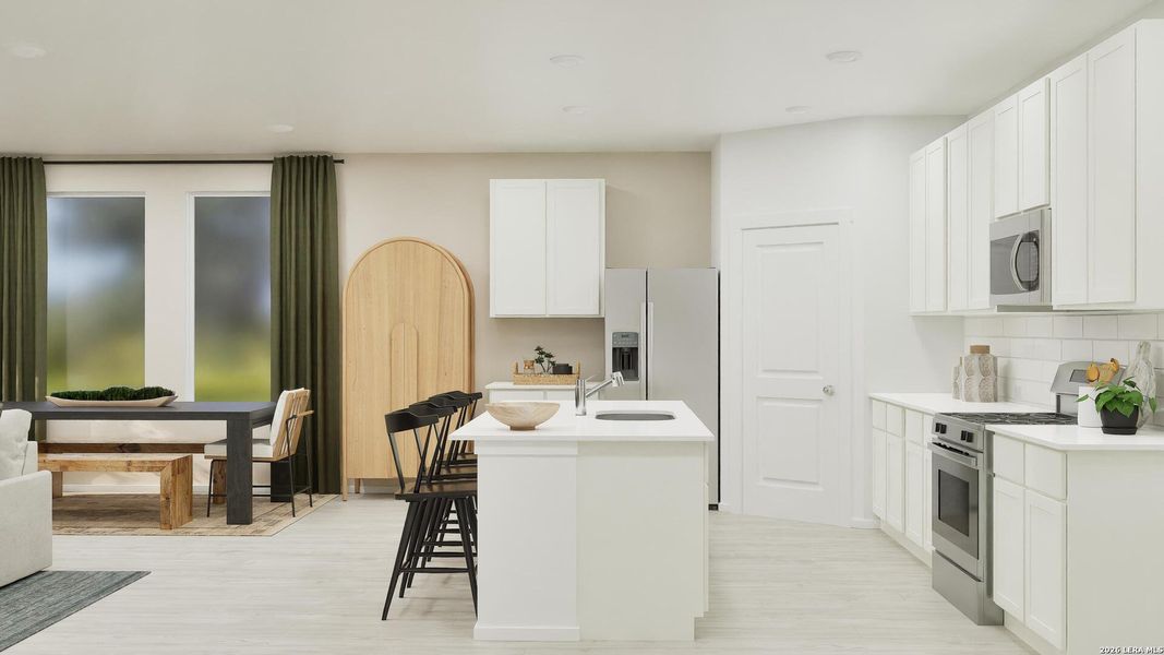 Furnished interior view inside a new home in Voss Farms, New Braunfels (Image 10). Furnished interior view inside a new home in Voss Farms, New Braunfels (Image 10).