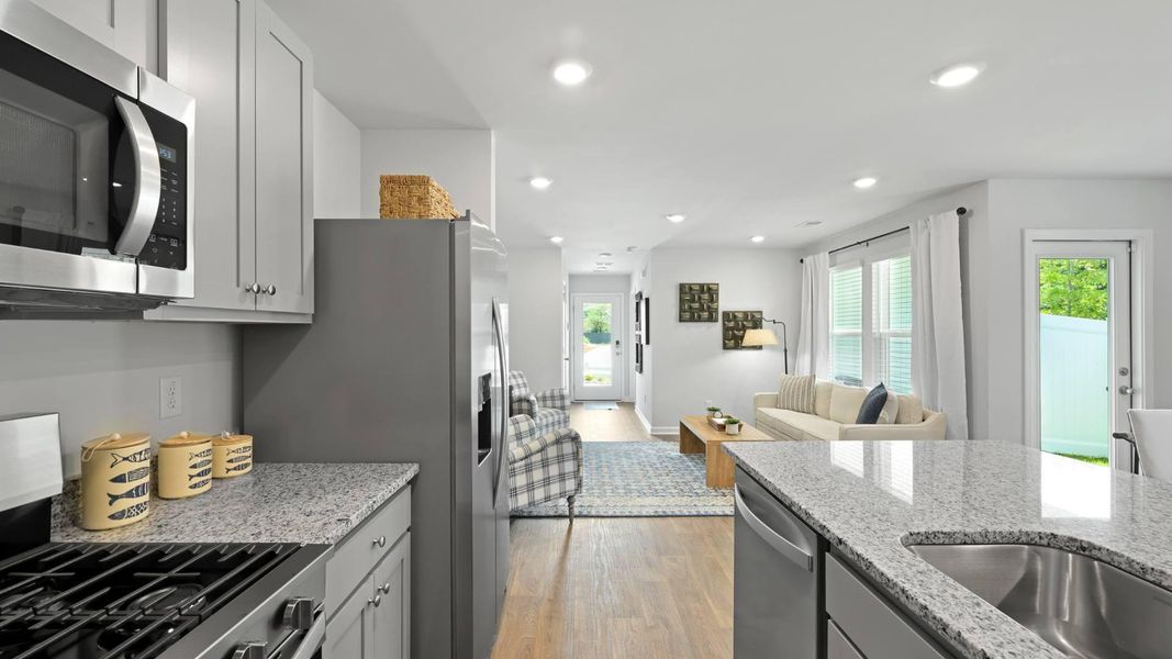 Furnished interior view inside a new home in The Timbers, Harleyville (Image 8).