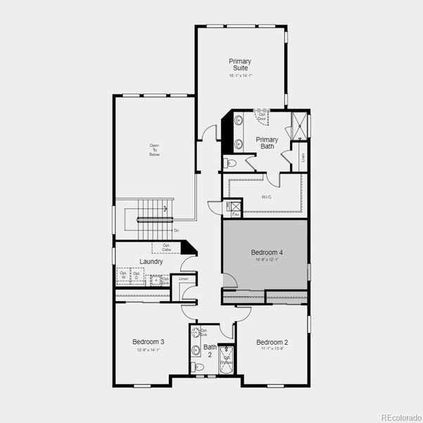 Structural options added include: 12 x 8 sliding glass doors to patio, unfinished basement, glass doors at study, bedroom 4 in lieu of loft.