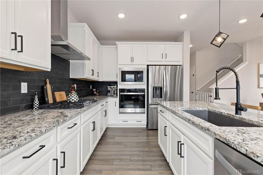 Furnished interior view inside a new home in , Littleton (Image 13).