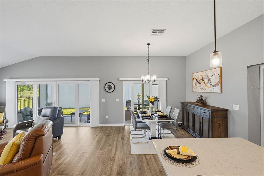 Furnished interior view inside a new home in , The Villages (Image 30).