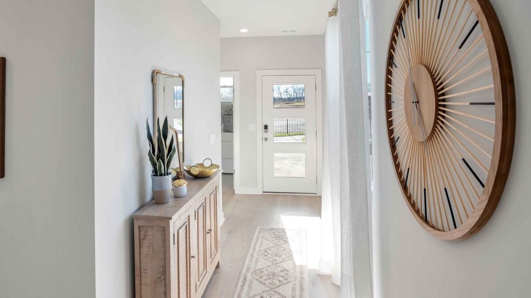 Representative furnished interior of a home built from the Jennings by D.R. Horton in Legacy Farms, White House (Image 13).