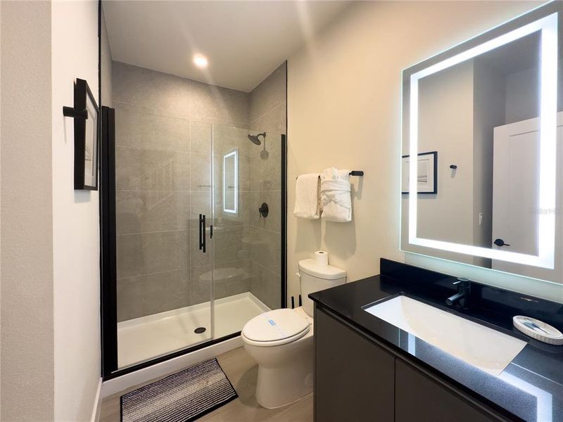 Furnished interior view inside a new home in , Clermont (Image 14).