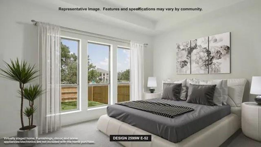 Furnished interior view inside a new home in Two Step Farm, Montgomery (Image 4).