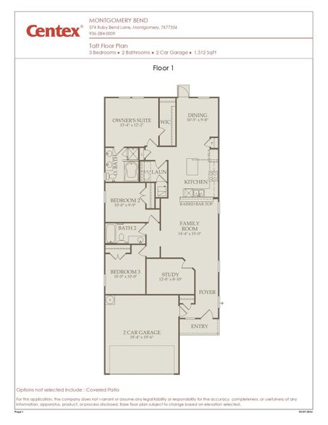 2D floor plan layout of this home in Montgomery Bend, Montgomery, TX (Image 5). 2D floor plan layout of this home in Montgomery Bend, Montgomery, TX (Image 5).