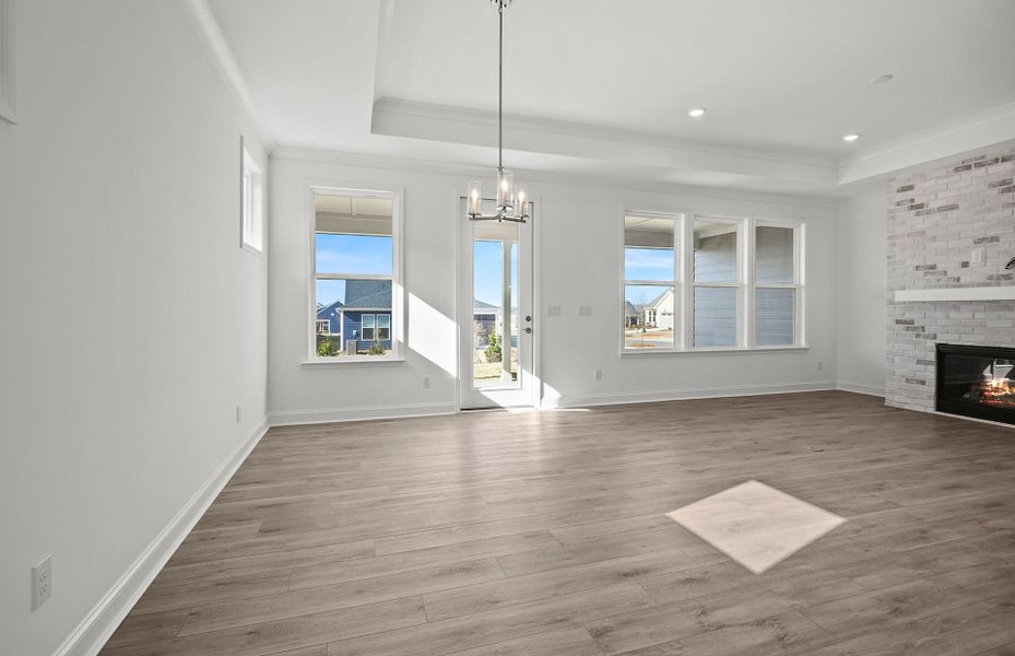 Spacious, unfurnished interior of a new home in Carolina Riverside, Belmont (Image 20).