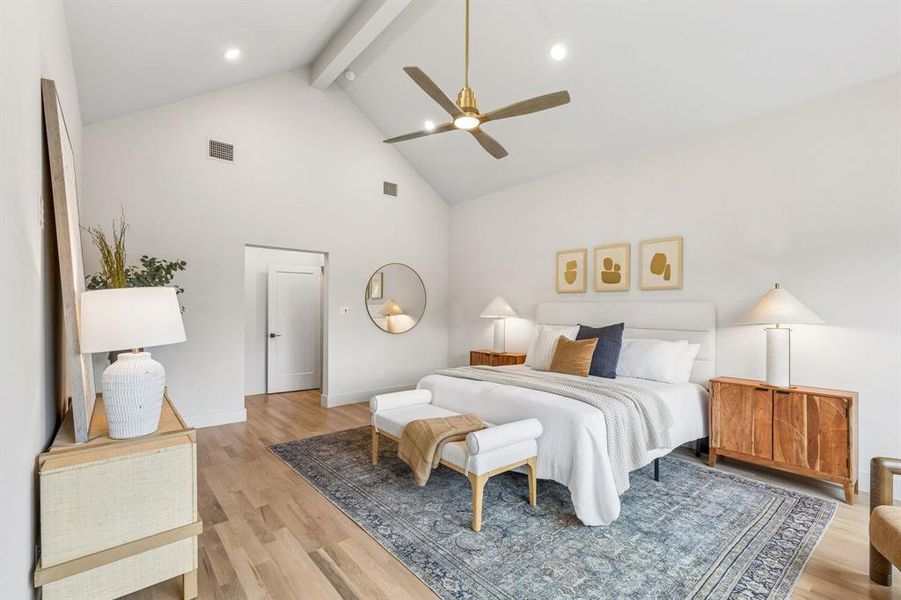 Furnished interior view inside a new home in , Richardson (Image 26).
