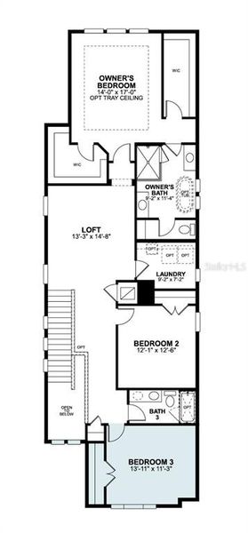2D floor plan layout of this home in Weslyn Park, St. Cloud, FL (Image 3). 2D floor plan layout of this home in Weslyn Park, St. Cloud, FL (Image 3).