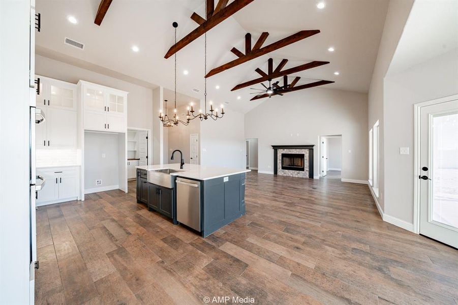 Furnished interior view inside a new home in , Abilene (Image 3). Furnished interior view inside a new home in , Abilene (Image 3).